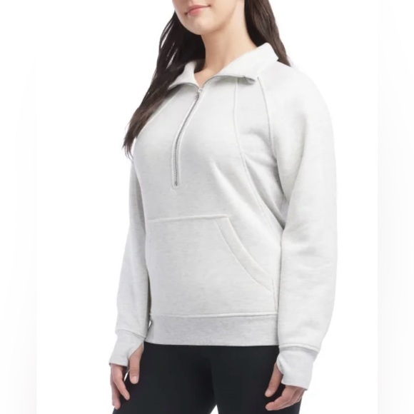 Danskin Tops - Danskin Half Zipped Funnel Neck Sweater NWOT